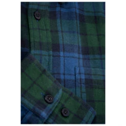 KnowledgeCotton Apparel - Light Flannel Checked Custom Fit Shirt - Chemise -Vestes Boutique knowledgecotton apparel light flannel checked custom fit shirt chemise detail 4