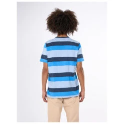 KnowledgeCotton Apparel - Regular Block Striped T-Shirt - T-shirt -Vestes Boutique knowledgecotton apparel regular block striped t shirt t shirt detail 4