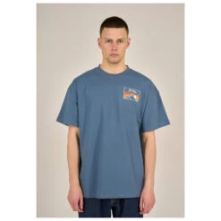 KnowledgeCotton Apparel - Take Action Make Change Oversized Tee - T-shirt -Vestes Boutique knowledgecotton apparel take action make change oversized tee t shirt detail 5