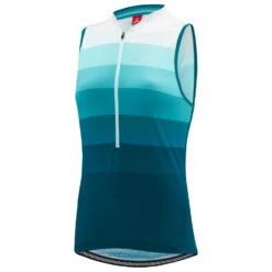 Loeffler Löffler - Women's Bike Sleevless Jersey Halfzip Rainbow - Débardeur De Cyclisme -Vestes Boutique loeffler womens bike sleevless jersey halfzip rainbow debardeur de cyclisme 1