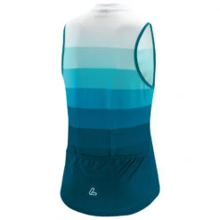 Loeffler Löffler - Women's Bike Sleevless Jersey Halfzip Rainbow - Débardeur De Cyclisme -Vestes Boutique loeffler womens bike sleevless jersey halfzip rainbow debardeur de cyclisme detail 2