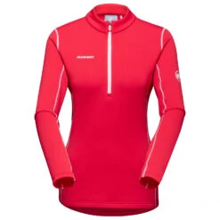 Mammut - Women's Aenergy Midlayer Half Zip Pull - Pull Polaire -Vestes Boutique mammut womens aenergy midlayer half zip pull pull polaire 2