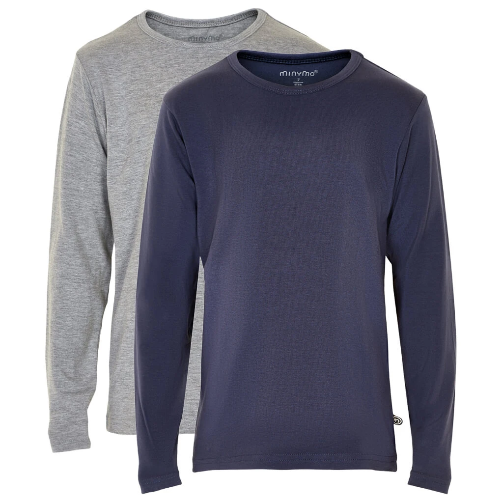 Minymo - Kid's Basic 34 -T-shirt L/S (2-pack) - Haut à Manches Longues 5 Minymo - Kid's Basic 34 -T-shirt L/S (2-pack) - Haut à Manches Longues – Image 3