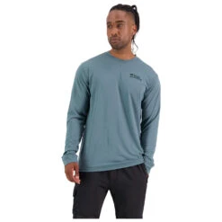 Mons Royale - Icon L/S - T-shirt En Laine Mérinos -Vestes Boutique mons royale icon l s t shirt en laine merinos detail 3