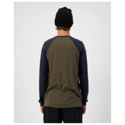 Mons Royale - Icon Raglan - T-shirt En Laine Mérinos -Vestes Boutique mons royale icon raglan t shirt en laine merinos detail 3