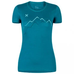 Montura - Women's Merino Skyline T-Shirt - T-shirt En Laine Mérinos -Vestes Boutique montura womens merino skyline t shirt t shirt en laine merinos 2