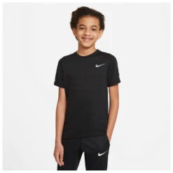 Nike - Boy's Dri-Fit Miler Training Top - T-shirt Technique -Vestes Boutique nike boys dri fit miler training top t shirt technique detail 3