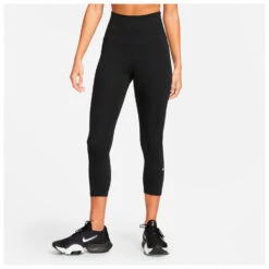Nike - Women's One High-Rise Cropped Leggings -Vestes Boutique nike womens one high rise cropped leggings detail 3