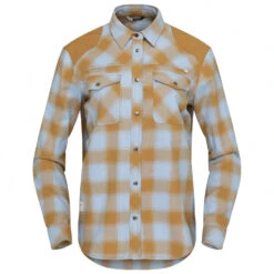 Norrøna - Women's Svalbard Flannel Shirt - Chemise -Vestes Boutique norroena womens svalbard flannel shirt chemise 2