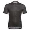 Odlo - T-Shirt S/U Collar S/S Full Zip Essential Print - Maillot De Cyclisme -Vestes Boutique odlo t shirt s u collar s s full zip essential print maillot de cyclisme