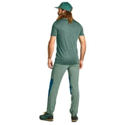 Ortovox - 120 Cool Tec Mountain Logo T-Shirt - T-shirt En Laine Mérinos -Vestes Boutique ortovox 120 cool tec mountain logo t shirt t shirt en laine merinos detail 3