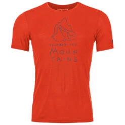 Ortovox - 150 Cool Mountain Protector T-Shirt - T-shirt En Laine Mérinos -Vestes Boutique ortovox 150 cool mountain protector t shirt t shirt en laine merinos 1