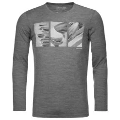 Ortovox - 185 Merino Shape Pic L/S - T-shirt En Laine Mérinos -Vestes Boutique ortovox 185 merino shape pic l s t shirt en laine merinos 1