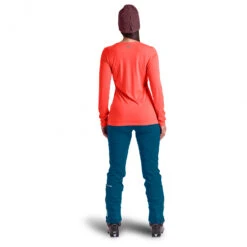 Ortovox - Women's 150 Cool Clean L/S - T-shirt En Laine Mérinos -Vestes Boutique ortovox womens 150 cool clean l s t shirt en laine merinos detail 4