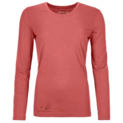 Ortovox - Women's 185 Merino Logo Spray L/S - T-shirt En Laine Mérinos -Vestes Boutique ortovox womens 185 merino logo spray l s t shirt en laine merinos 1