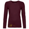 Ortovox - Women's 185 Merino Logo Spray L/S - T-shirt En Laine Mérinos -Vestes Boutique ortovox womens 185 merino logo spray l s t shirt en laine merinos