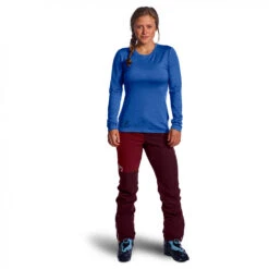 Ortovox - Women's 185 Merino Logo Spray L/S - T-shirt En Laine Mérinos -Vestes Boutique ortovox womens 185 merino logo spray l s t shirt en laine merinos detail 2