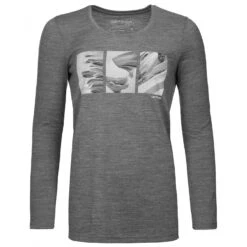 Ortovox - Women's 185 Merino Shape Pic L/S - T-shirt En Laine Mérinos -Vestes Boutique ortovox womens 185 merino shape pic l s t shirt en laine merinos 1