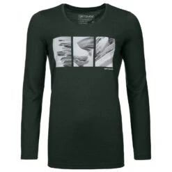 Ortovox - Women's 185 Merino Shape Pic L/S - T-shirt En Laine Mérinos -Vestes Boutique ortovox womens 185 merino shape pic l s t shirt en laine merinos 3