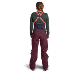Ortovox - Women's 3L Deep Shell Bib Pants - Pantalon De Ski -Vestes Boutique ortovox womens 3l deep shell bib pants pantalon de ski detail 4