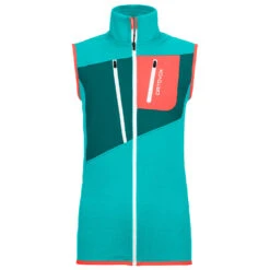 Ortovox - Women's Fleece Grid Vest - Gilet En Laine Mérinos -Vestes Boutique ortovox womens fleece grid vest gilet en laine merinos 3