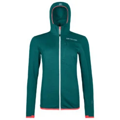 Ortovox - Women's Fleece Light Grid Hooded Jacket - Veste Polaire