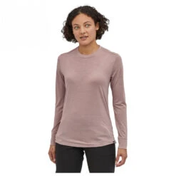 Patagonia - Women's L/S Cap Cool Merino Shirt - T-shirt En Laine Mérinos -Vestes Boutique patagonia womens l s cap cool merino shirt t shirt en laine merinos detail 2