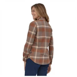 Patagonia - Women's L/S Organic Cotton MW Fjord Flannel - Chemise -Vestes Boutique patagonia womens l s organic cotton mw fjord flannel chemise detail 3
