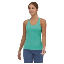 Patagonia - Women's Mibra Tank - T-shirt Technique -Vestes Boutique patagonia womens mibra tank t shirt technique detail 3