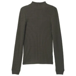 Prana - Women's Foundation Rib Mock Neck - Haut à Manches Longues -Vestes Boutique prana womens foundation rib mock neck haut a manches longues 1
