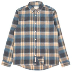 Revolution - Checked Button-Down Shirt In Cotton-Blend - Chemise