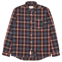 Revolution - Checked Shirt In Cotton-Blend - Chemise -Vestes Boutique revolution checked shirt in cotton blend chemise 1