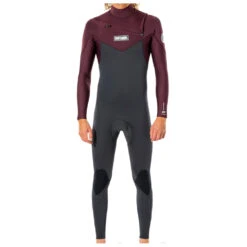 Rip Curl - Dawn Patrol C/Zip 4/3mm Steamer - Combinaison De Surf