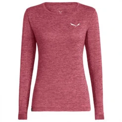 Salewa - Women's Puez Melange Dry L/S Tee - T-shirt Technique -Vestes Boutique salewa womens puez melange dry l s tee t shirt technique 2