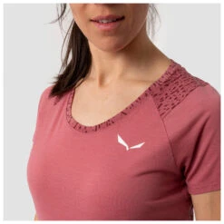 Salewa - Women's Pure Salamander All Mountain T-Shirt - T-shirt En Laine Mérinos -Vestes Boutique salewa womens pure salamander all mountain t shirt t shirt en laine merinos detail 5