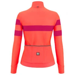 Santini - Women's 2W Coral Bengal L/S Jersey - Maillot De Cyclisme -Vestes Boutique santini womens 2w coral bengal l s jersey maillot de cyclisme detail 3