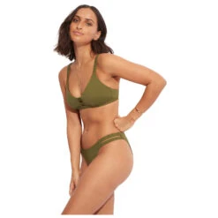 Seafolly - Women's Collective Gathered Tab Bralette - Haut De Maillot 11 Seafolly - Women's Collective Gathered Tab Bralette - Haut De Maillot -Vestes Boutique seafolly womens collective gathered tab bralette haut de maillot detail 4