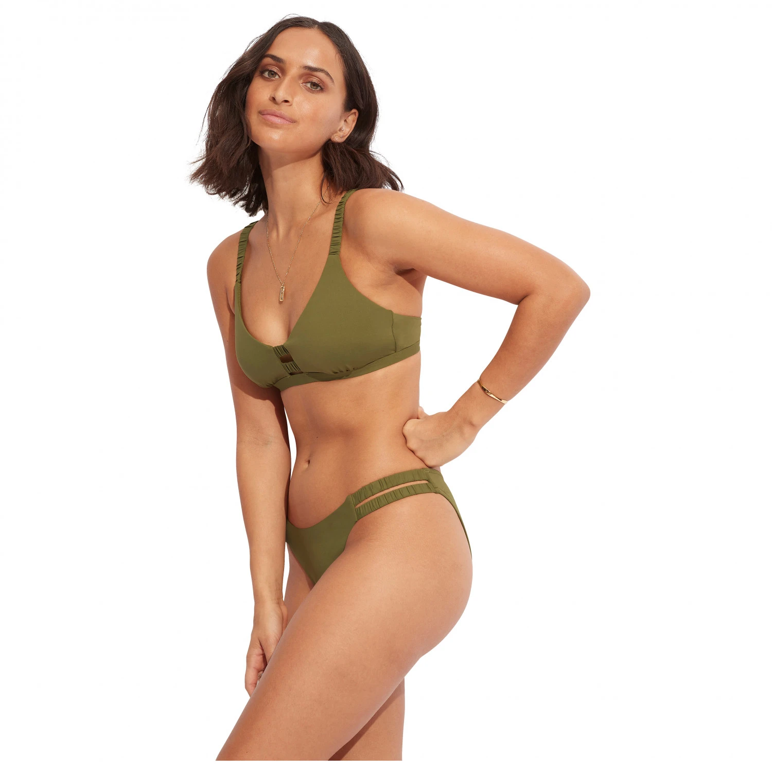 Seafolly - Women's Collective Gathered Tab Bralette - Haut De Maillot 6 Seafolly - Women's Collective Gathered Tab Bralette - Haut De Maillot – Image 4