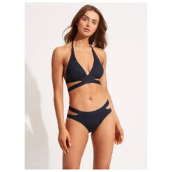 Seafolly - Women's Collective Halter Bra - Haut De Maillot -Vestes Boutique seafolly womens collective halter bra haut de maillot detail 3