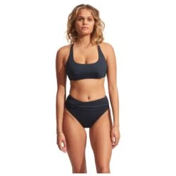Seafolly - Women's Collective High Waist Wrap Front Pant - Bas De Maillot 8 Seafolly - Women's Collective High Waist Wrap Front Pant - Bas De Maillot -Vestes Boutique seafolly womens collective high waist wrap front pant bas de maillot detail 3