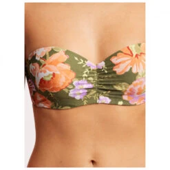 Seafolly - Women's Paradise Garden Bustier Bandeau - Haut De Maillot -Vestes Boutique seafolly womens paradise garden bustier bandeau haut de maillot detail 6
