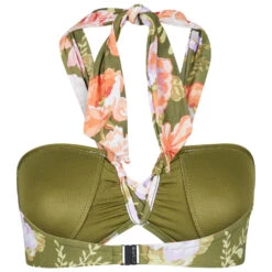 Seafolly - Women's Paradise Garden Halter Bandeau - Haut De Maillot -Vestes Boutique seafolly womens paradise garden halter bandeau haut de maillot detail 2