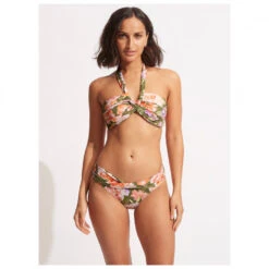 Seafolly - Women's Paradise Garden Halter Bandeau - Haut De Maillot -Vestes Boutique seafolly womens paradise garden halter bandeau haut de maillot detail 4