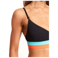 Seafolly - Women's Slice Of Splice Spliced Bralette - Haut De Maillot -Vestes Boutique seafolly womens slice of splice spliced bralette haut de maillot detail 5