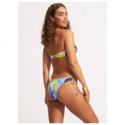 Seafolly - Women's Tropfest Loop Tie Side Pant - Bas De Maillot -Vestes Boutique seafolly womens tropfest loop tie side pant bas de maillot detail 3