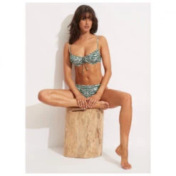 Seafolly - Women's Wild At Heart High Cut Rio - Bas De Maillot 13 Seafolly - Women's Wild At Heart High Cut Rio - Bas De Maillot -Vestes Boutique seafolly womens wild at heart high cut rio bas de maillot detail 6