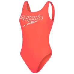 Speedo - Women's Logo Deep U-Back Hi Leg - Maillot De Bain