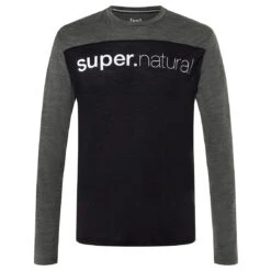 Super.natural - Contrast L/S - Haut Manches Longues En Mérinos -Vestes Boutique supernatural contrast l s haut manches longues en merinos 1