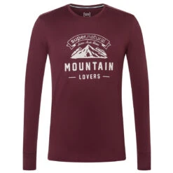 Super.natural - Mountain Lovers L/S - Haut à Manches Longues -Vestes Boutique supernatural mountain lovers l s haut a manches longues 2