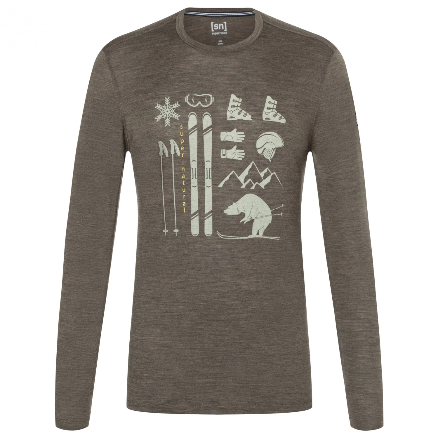 Super.natural - Skiing Bear L/S - Haut à Manches Longues 6 Super.natural - Skiing Bear L/S - Haut à Manches Longues – Image 4